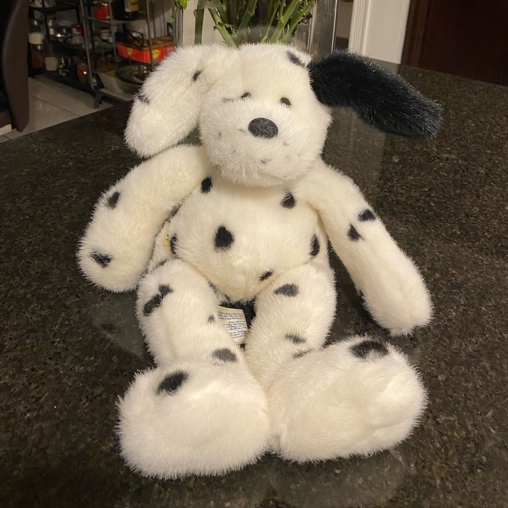 Build-A-Bear Vintage Dalmatian Stuffed Animal Plush 1997 Dog Puppy Floppy Ears